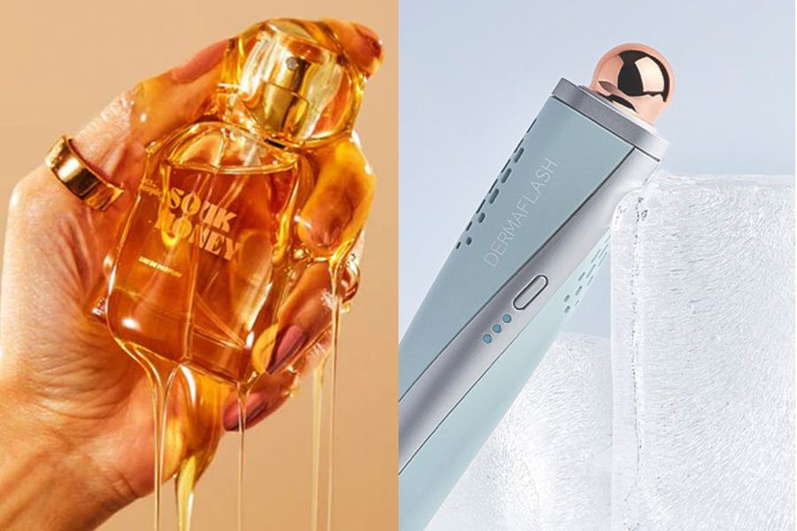Oui the People honey perfume and Dermaflash COOL device