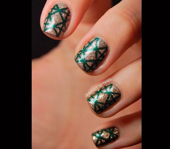 Wrapped in Green and Gold