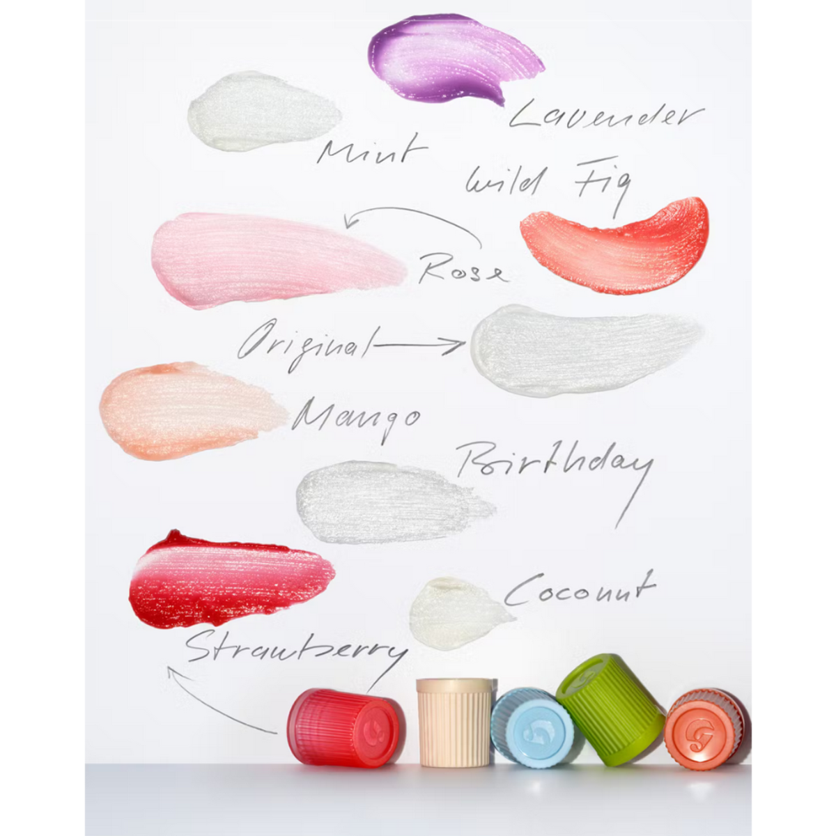 glossier balm dot com shades