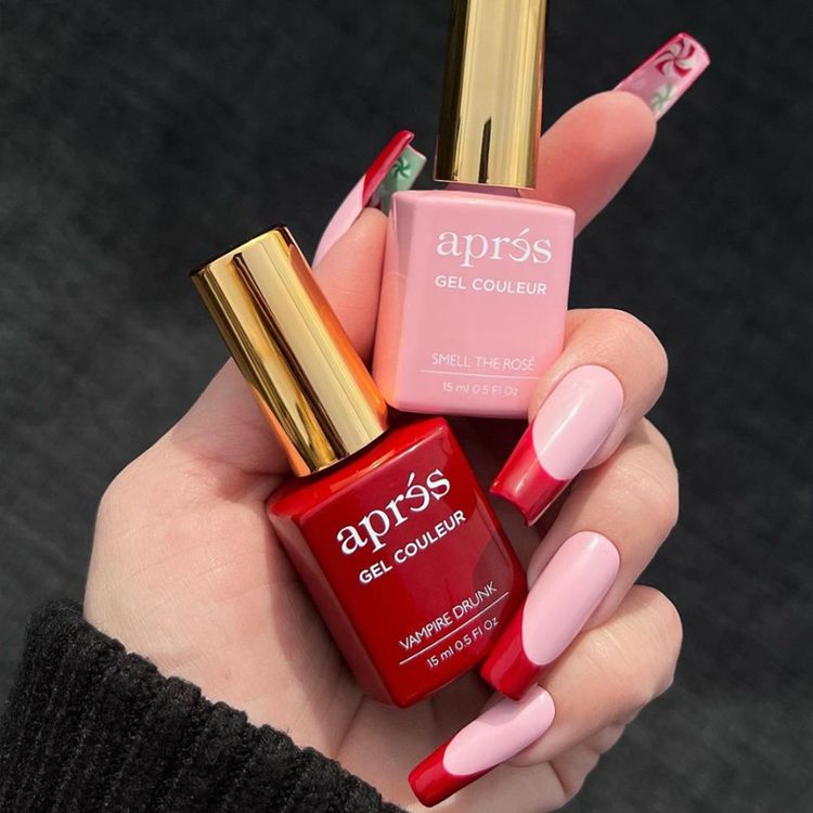 color-block-french-manicure