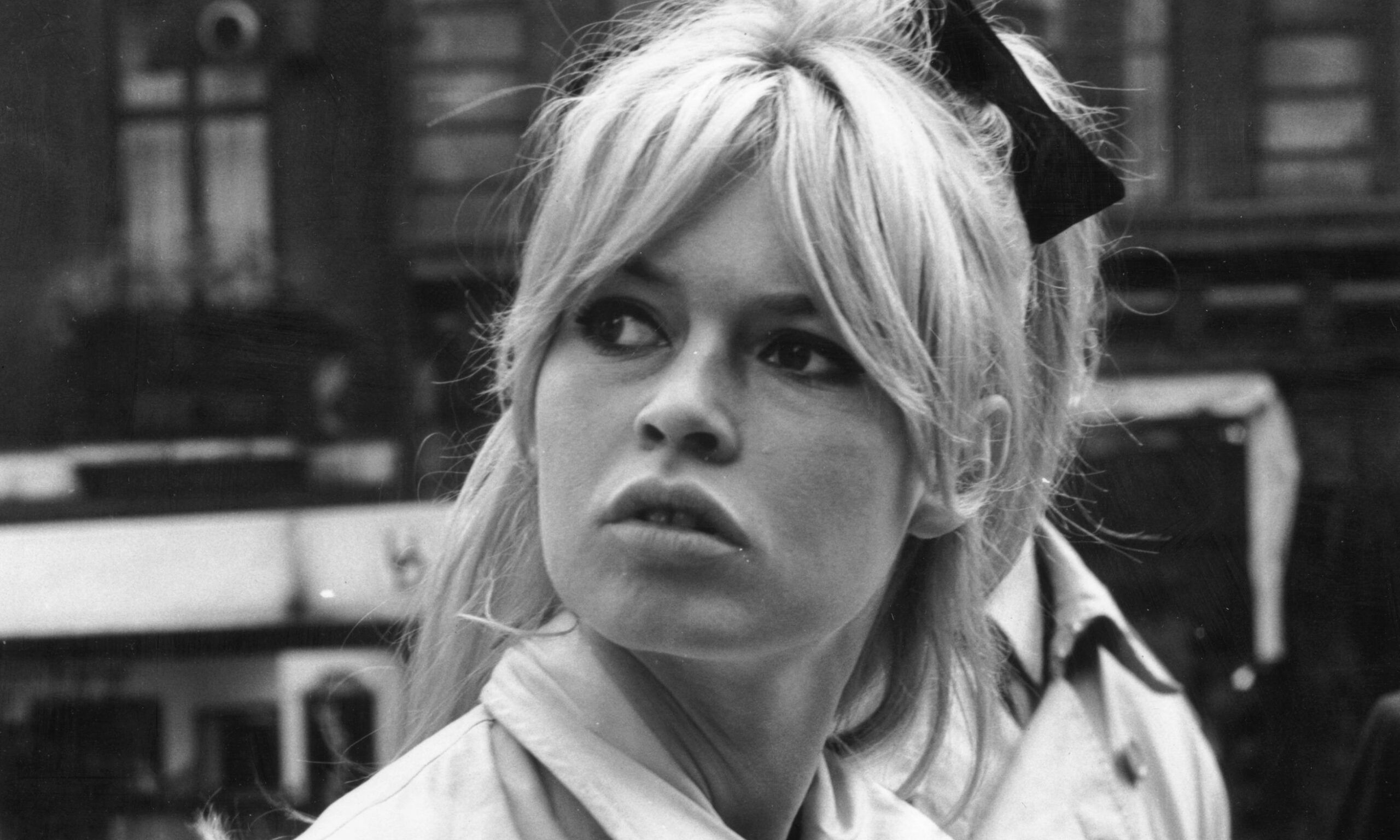 Brigitte Bardot, French film star and sex symbol visiting London's Regent Street.