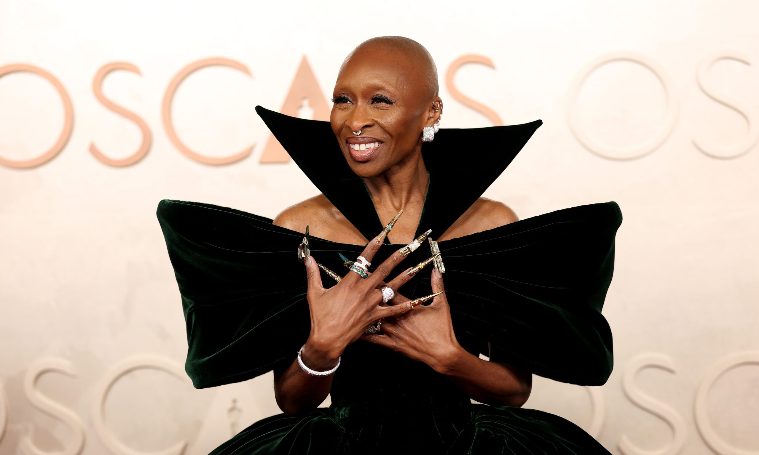 Cynthia Erivo attends the 97th Annual Oscars at Dolby Theatre on March 02, 2025 in Hollywood, California.