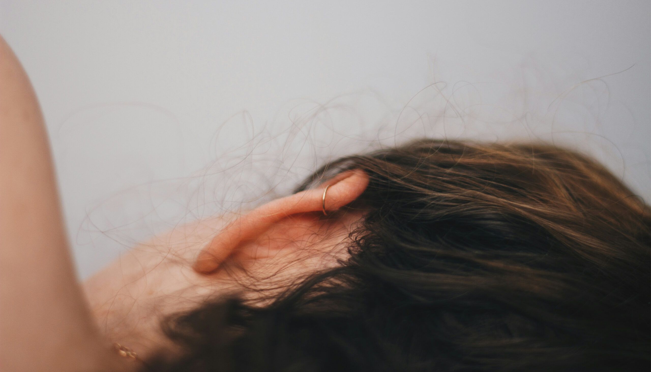 woman's ear