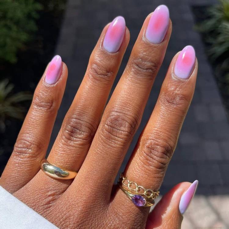 Pastel Aura Nails