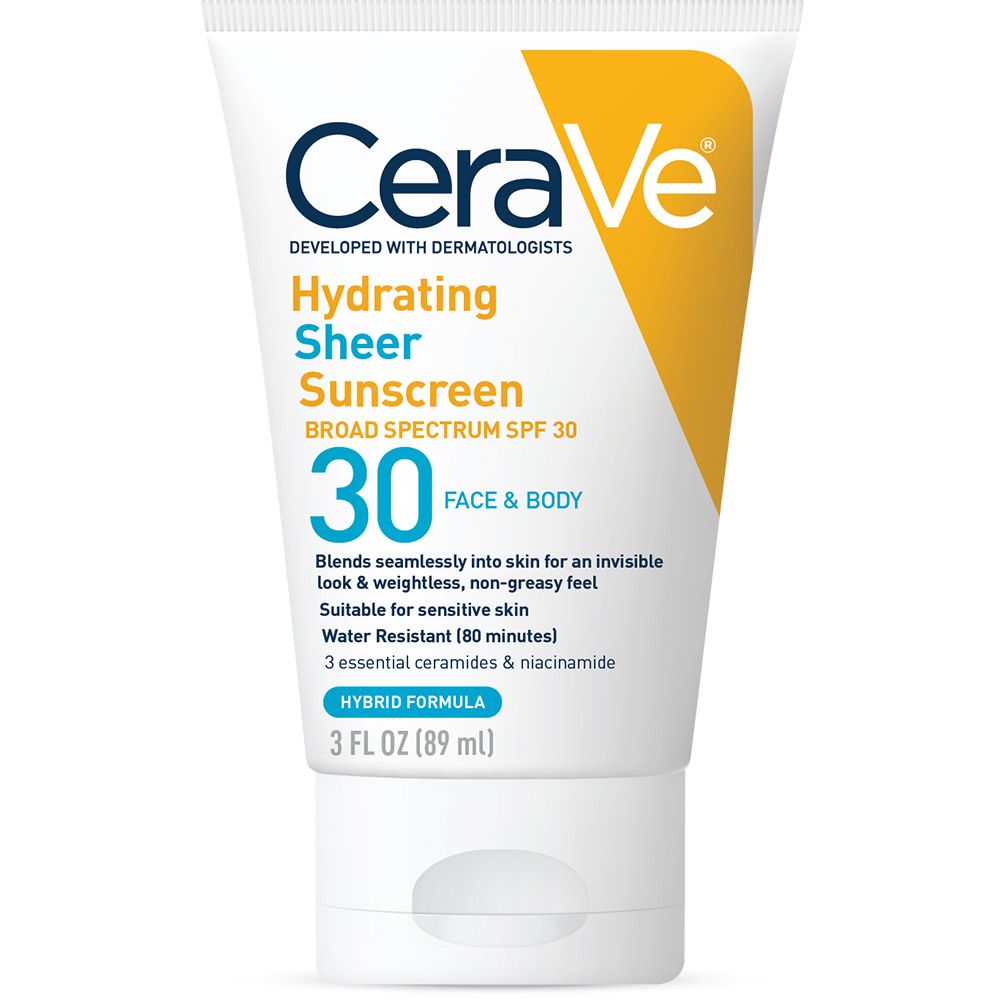 CeraVe Hydrating Sheer Sunscreen SPF 30