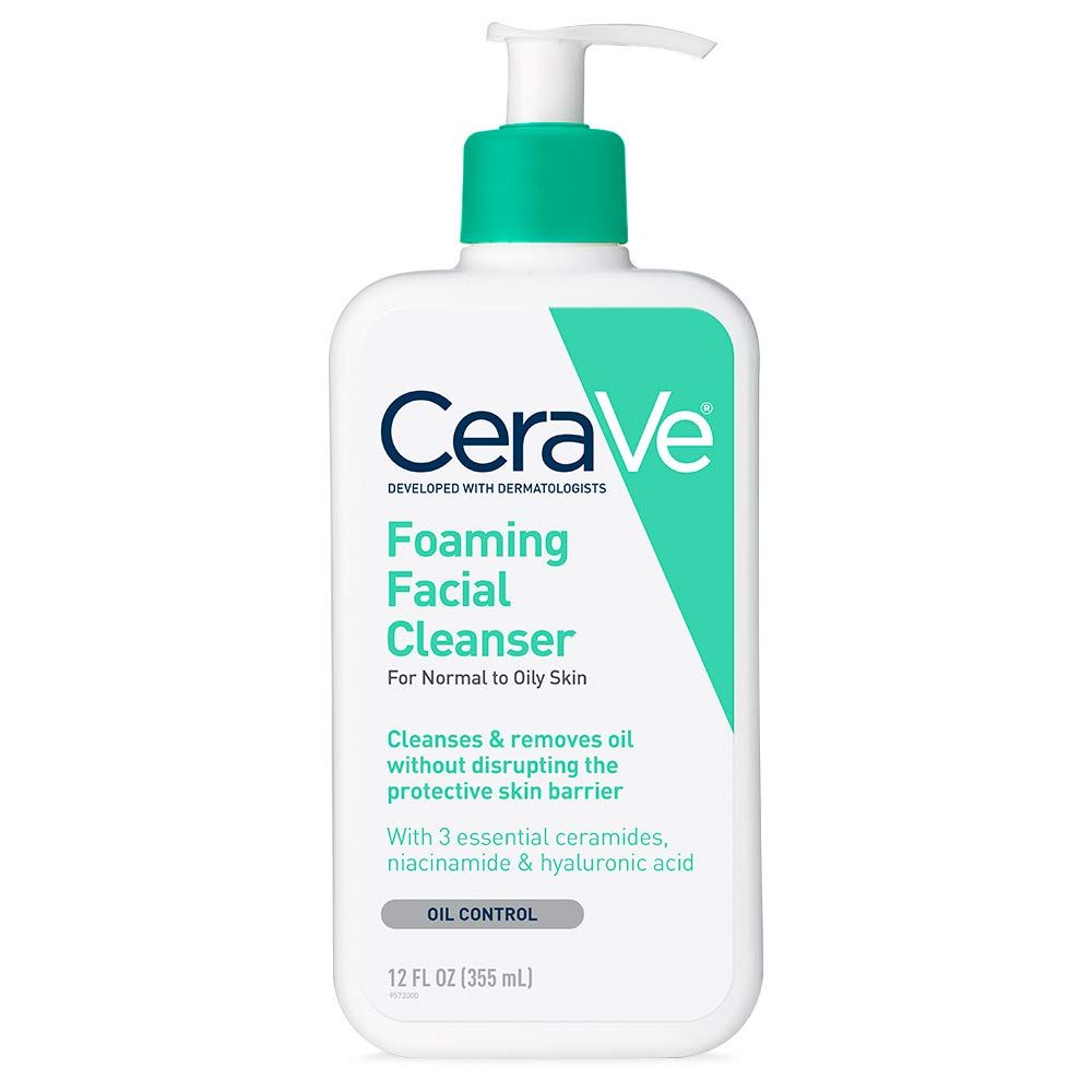 If You Have Oily Skin: CeraVe Foaming Facial Cleanser ($18)