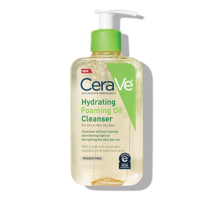 CeraVe Hydrating Foaming Oil Cleanser ($16)