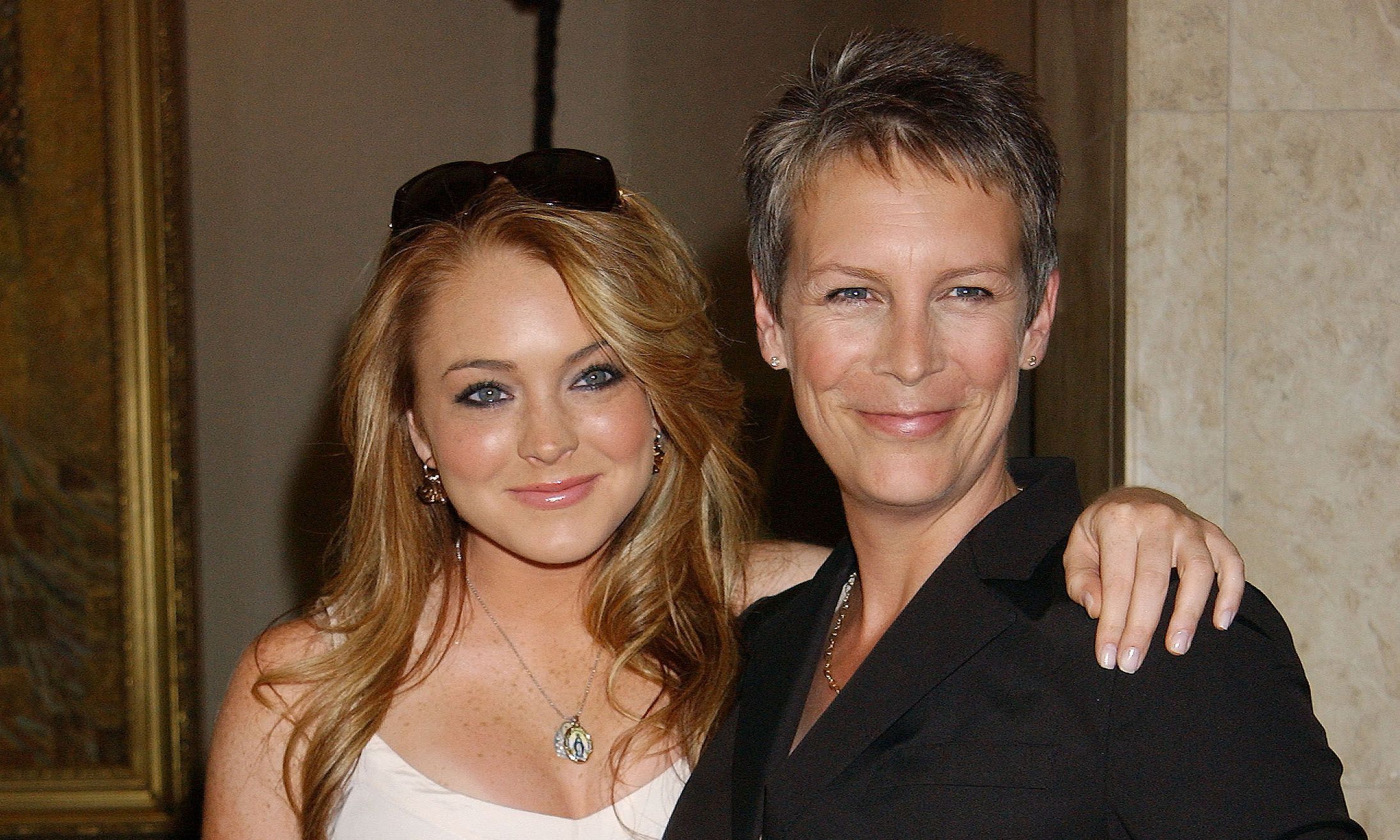 Lindsay Lohan and Jamie Lee Curtis in the early 2000s