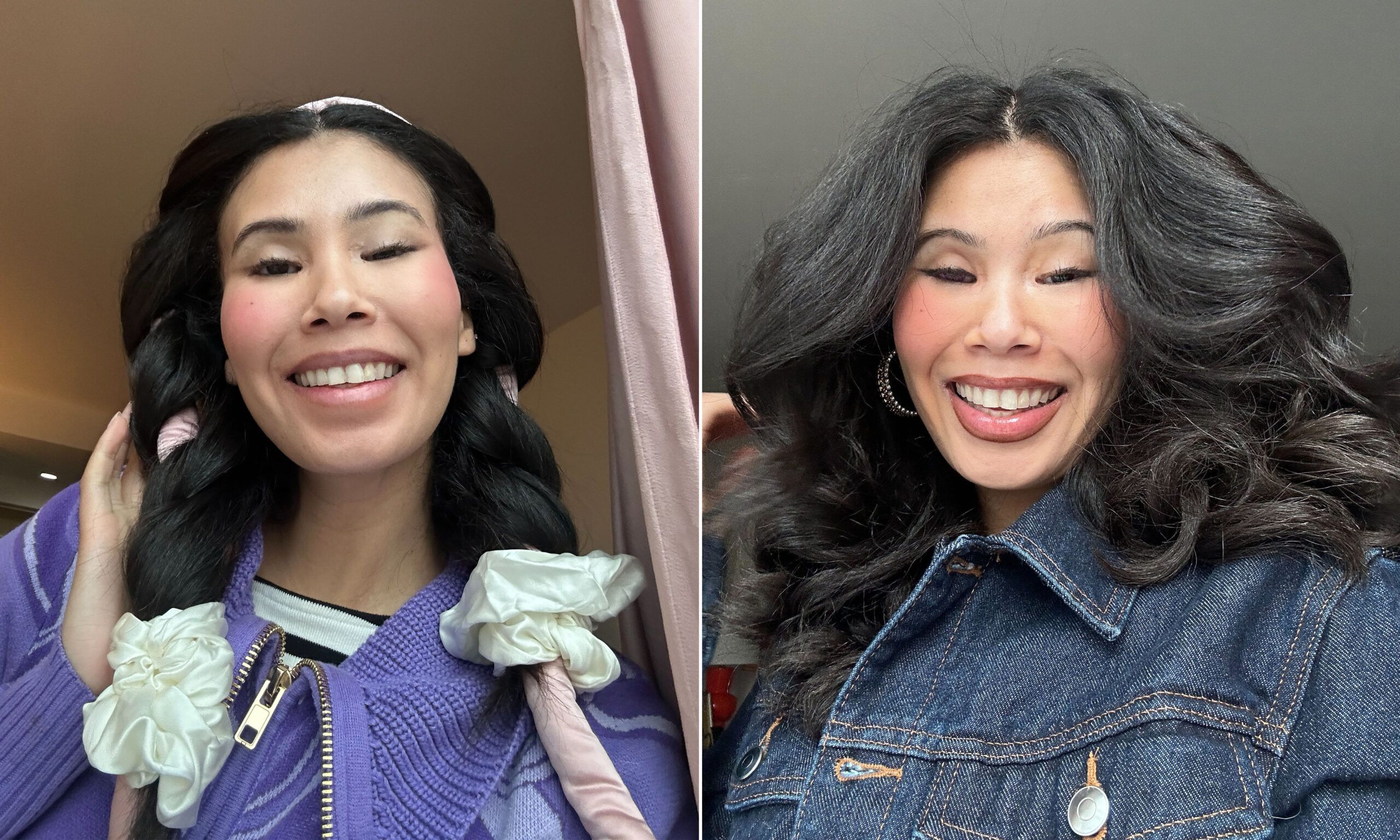 I Tried the Viral Heatless Curl Headband