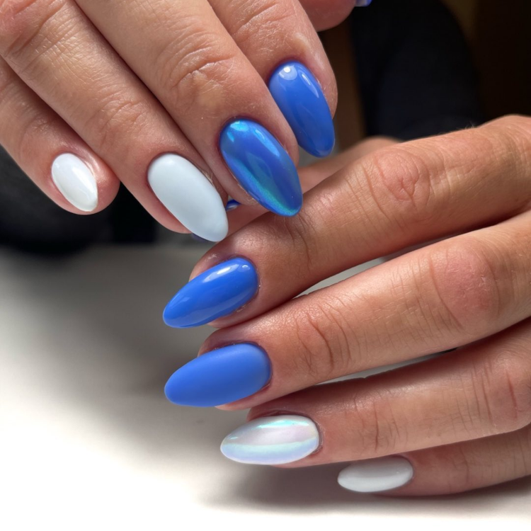 Blue chrome