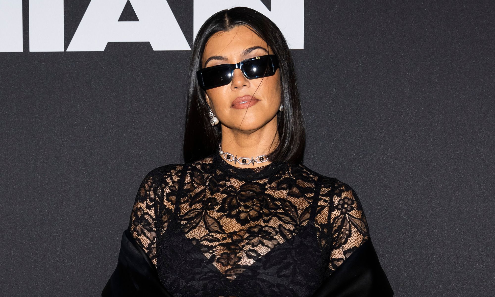 Kourtney Kardashian attends the Boohoo X Kourtney Kardashian fashion show during New York Fashion Week: The Shows on the High Line on September 13, 2022 in New York City.