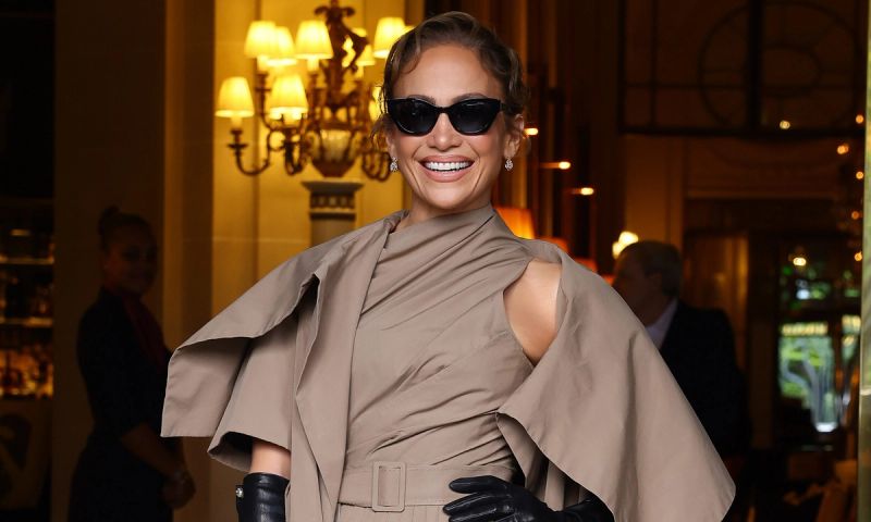 Jennifer Lopez attends the Christian Dior Haute Couture show