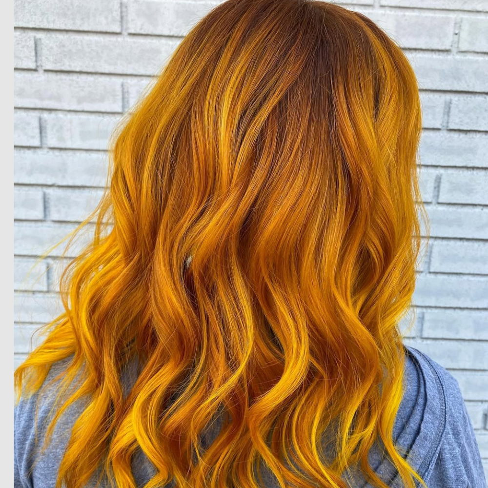 Warm Marigold Blonde