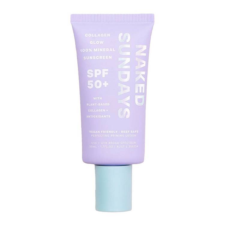 Naked Sundays SPF50+ Collagen Glow Mineral Perfecting Priming Lotion