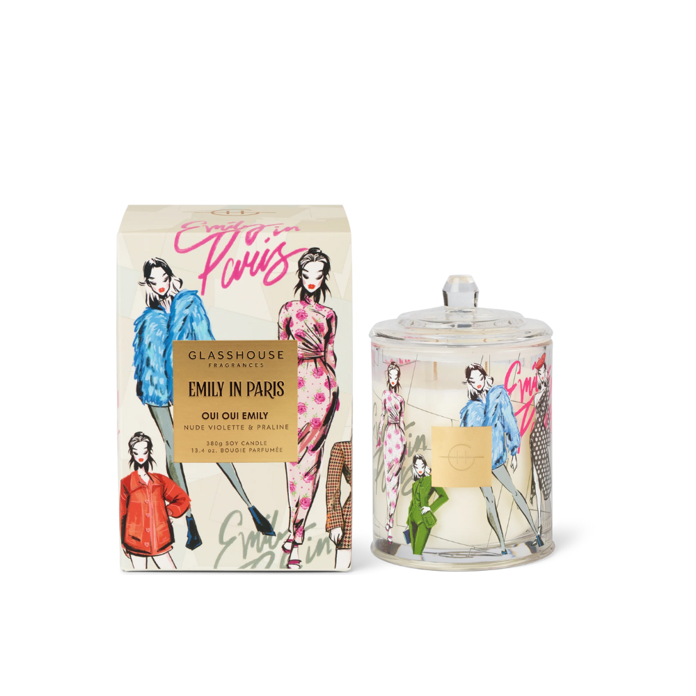 Glasshouse Fragrances Oui Oui Emily Triple Scented Candle
