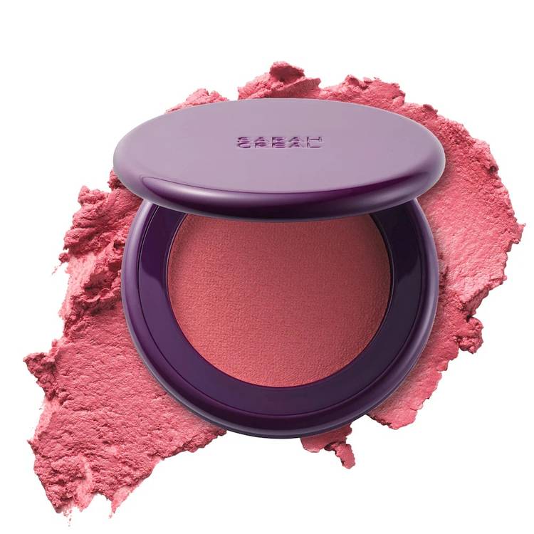 Sarah Creal Coming In Hot Blurring Pressed-Mousse Blush in Love Bites