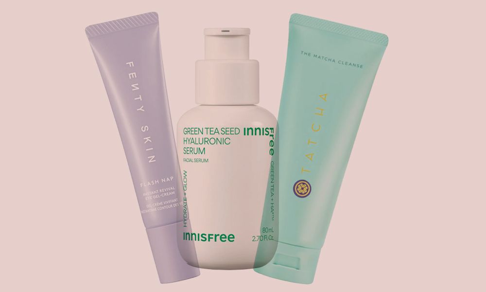 skin care products with green tea