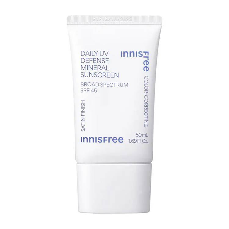 innisfree Daily UV Defense Mineral Sunscreen Broad Spectrum SPF 45 ($22)