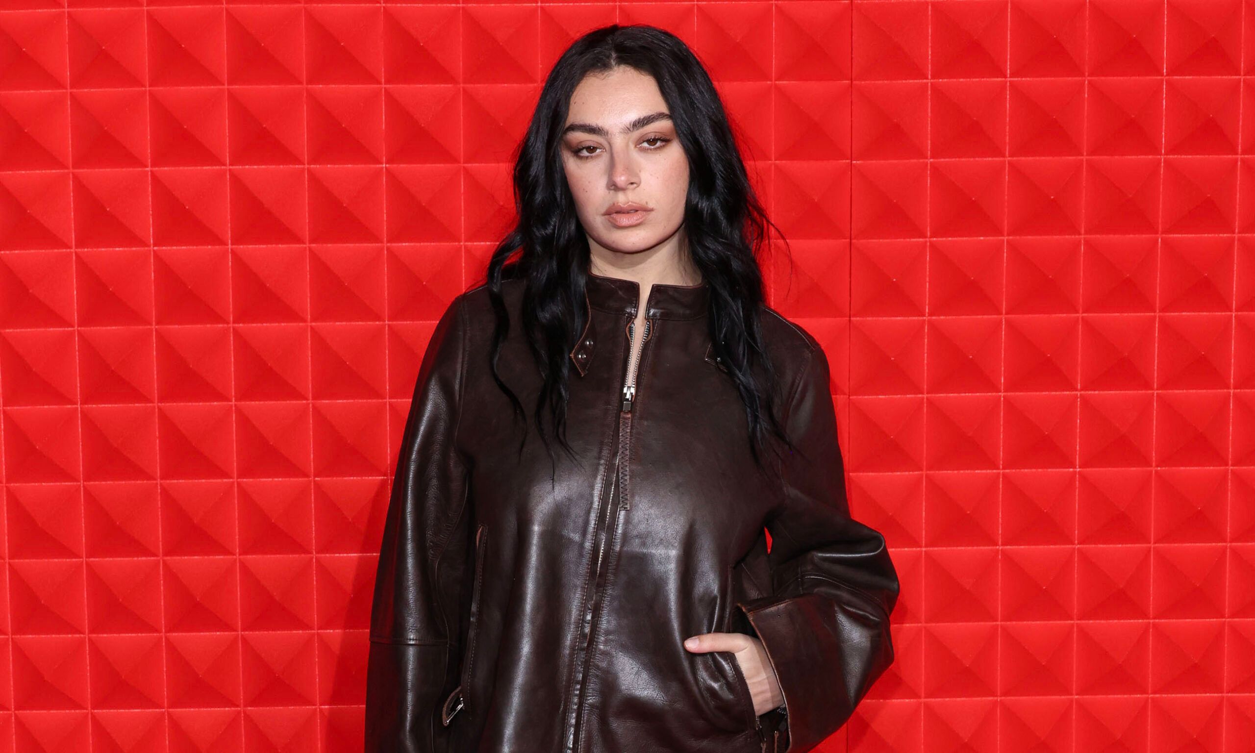 Charli XCX attends the H&M & LONDON event, hosted by Lila Moss at Copper Box Arena on September 12, 2024 in London, England.