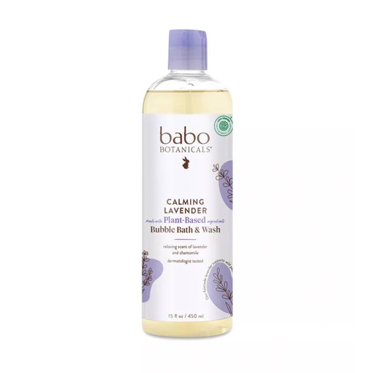 Babo Botanicals Calming Lavender Bubble Bath & Wash