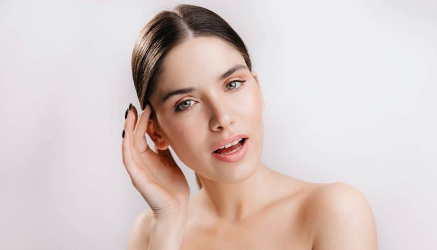 Woman with good skin