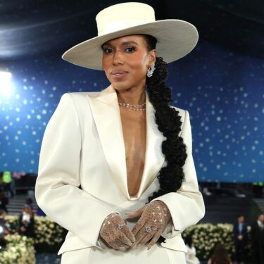 Kerry Washington attends the 2025 Met Gala Celebrating "Superfine: Tailoring Black Style" at Metropolitan Museum of Art