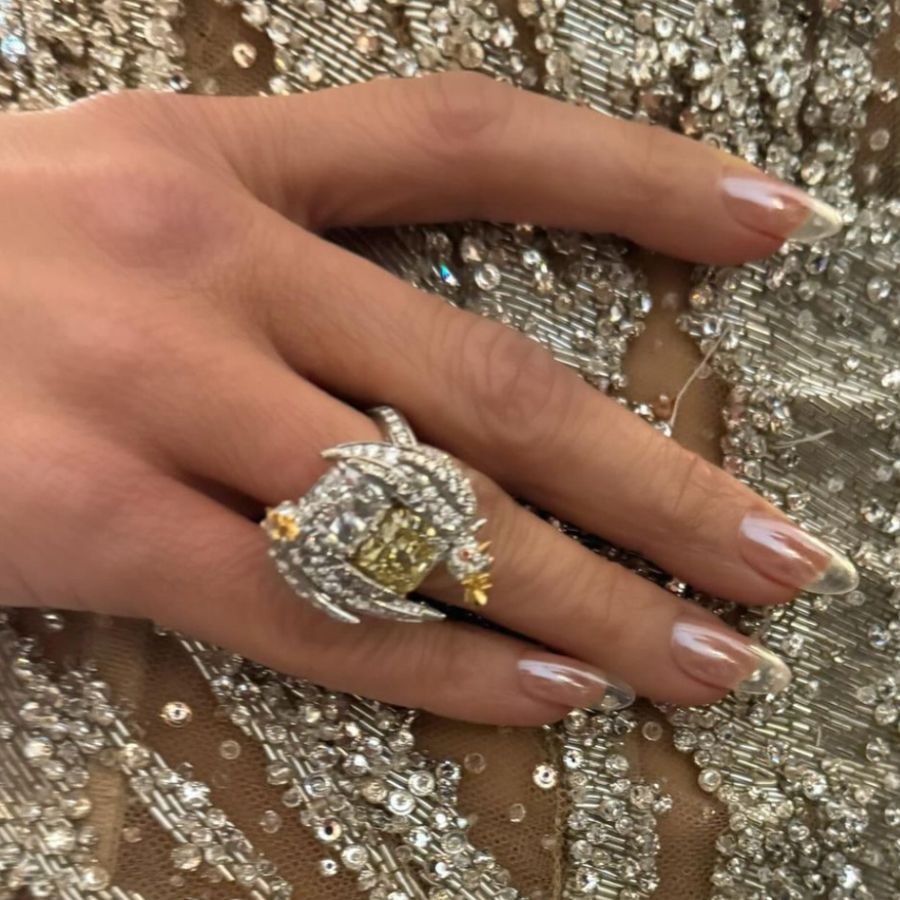 An Instagram post by celebrity nail artist Tom Bachik.