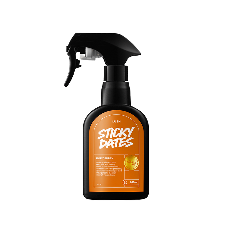 Lush Sticky Dates Body Spray ($40)