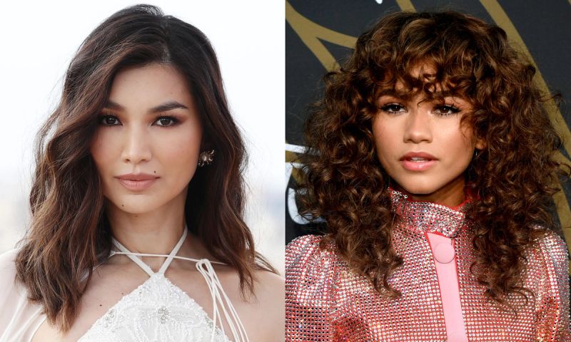 side-by-side image of Gemma Chan and Zendaya