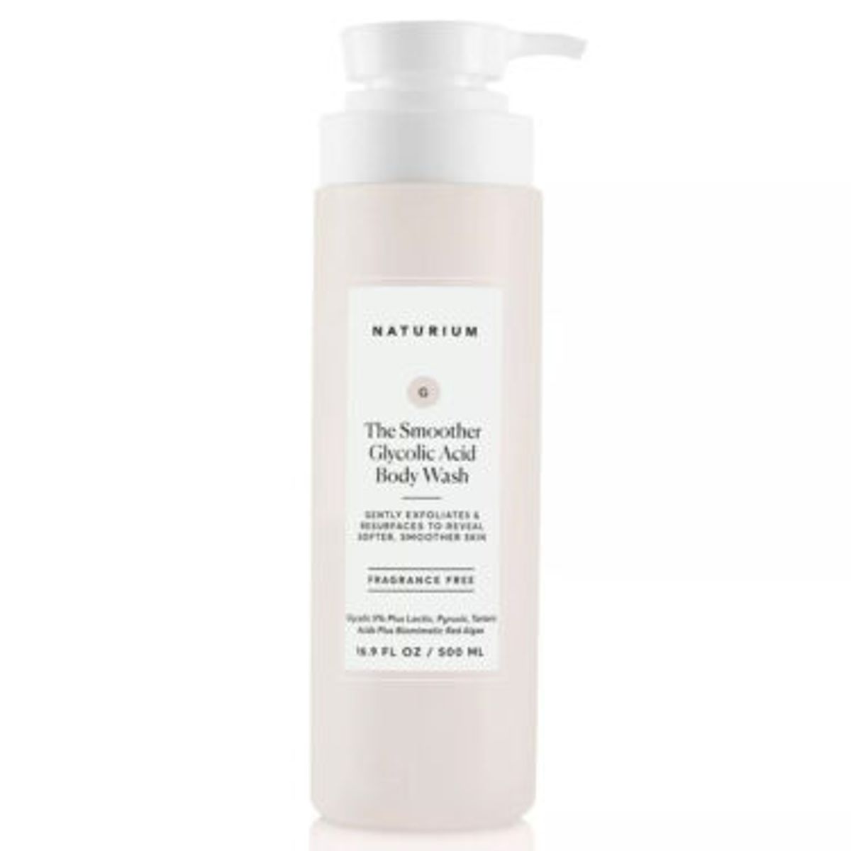 naturium the smoother glycolic acid body wash