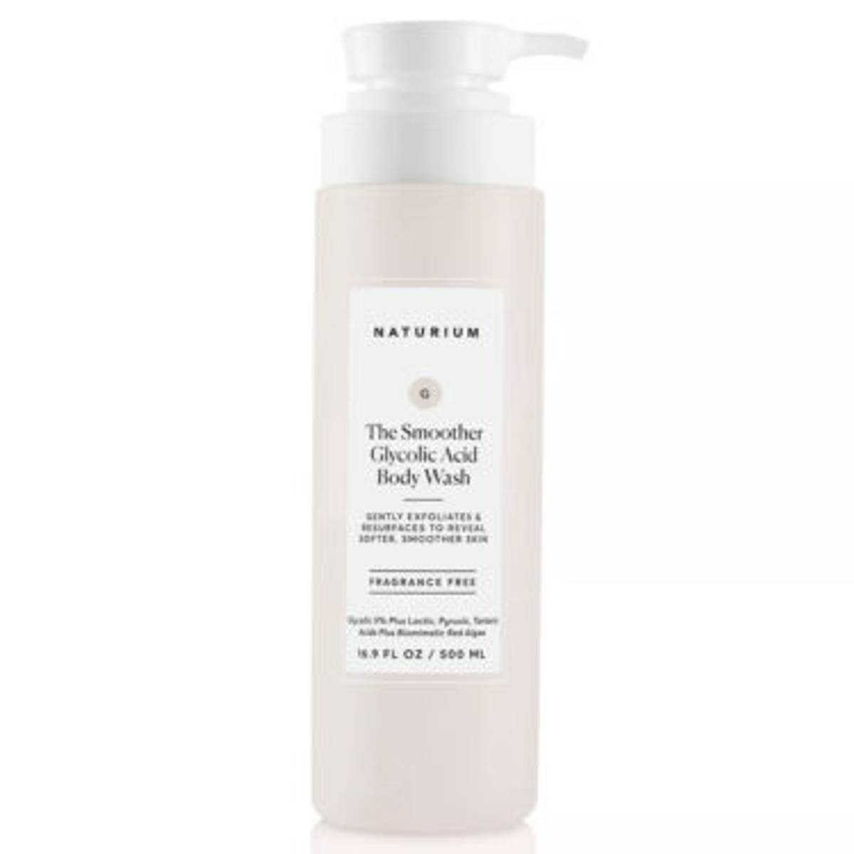naturium the smoother glycolic acid body wash