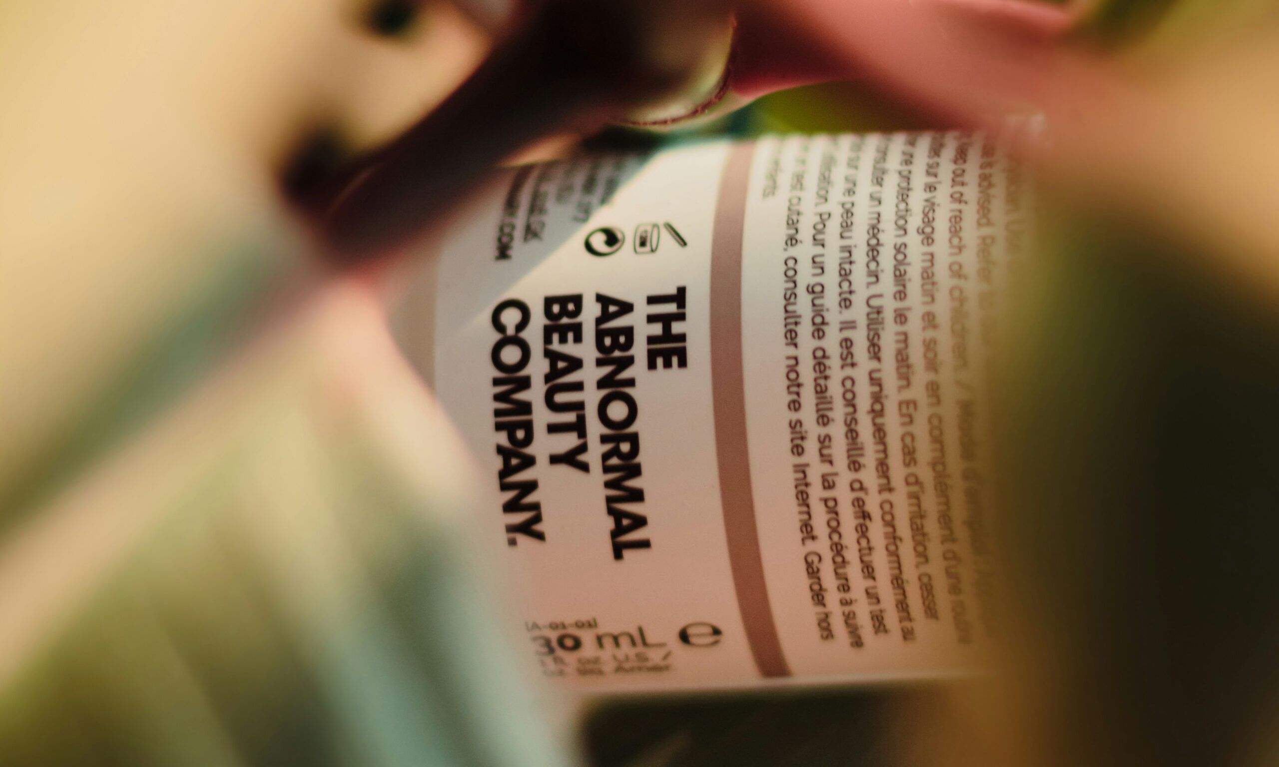 bottle of skin serum from The Ordinary