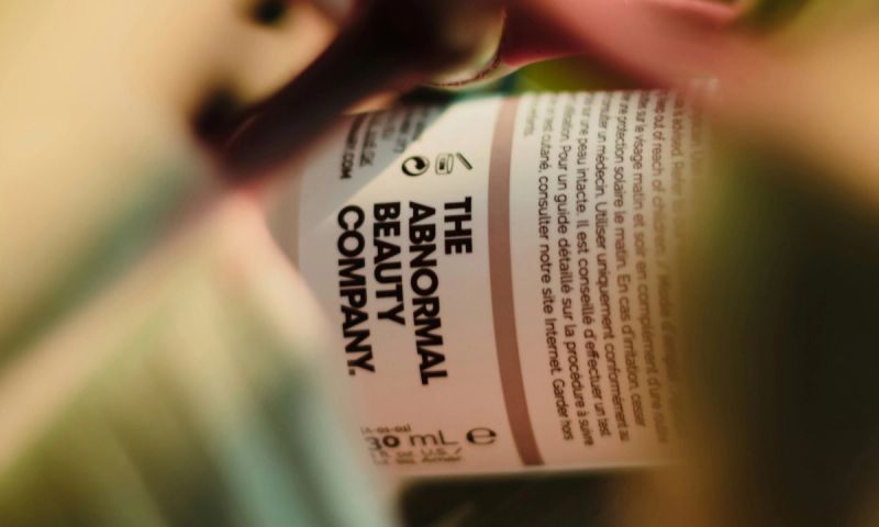 bottle of skin serum from The Ordinary