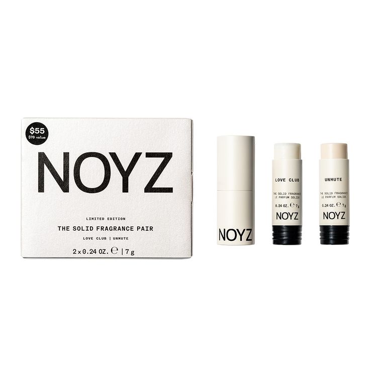 NOYZ The Solid Fragrance Pair ($55)