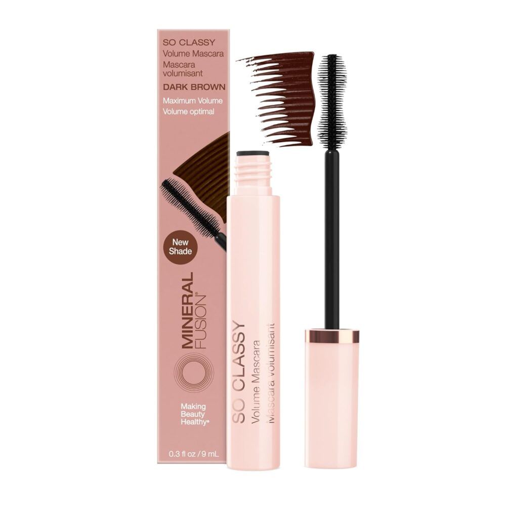 Mineral Fusion So Classy Volumizing &amp; Lengthening Mascara in Brown ($20)