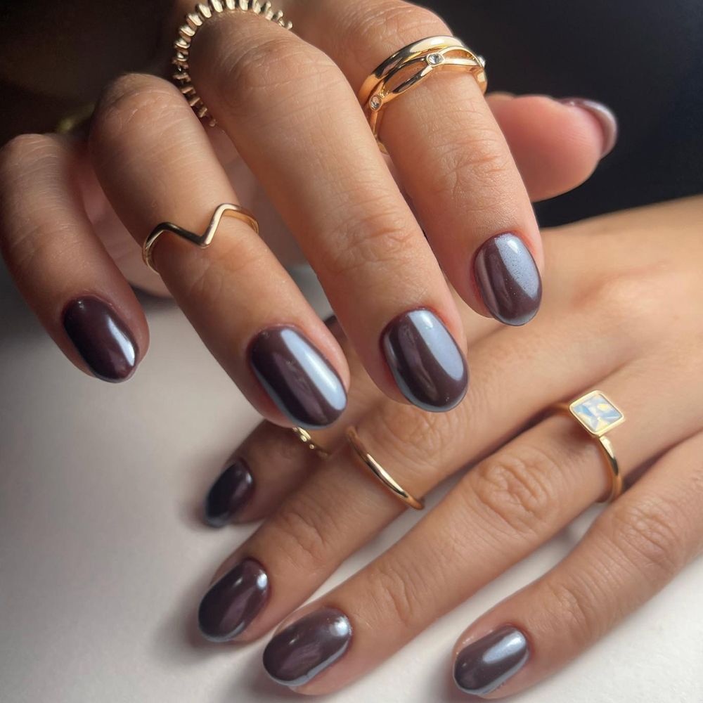 Cocoa Chrome Nails