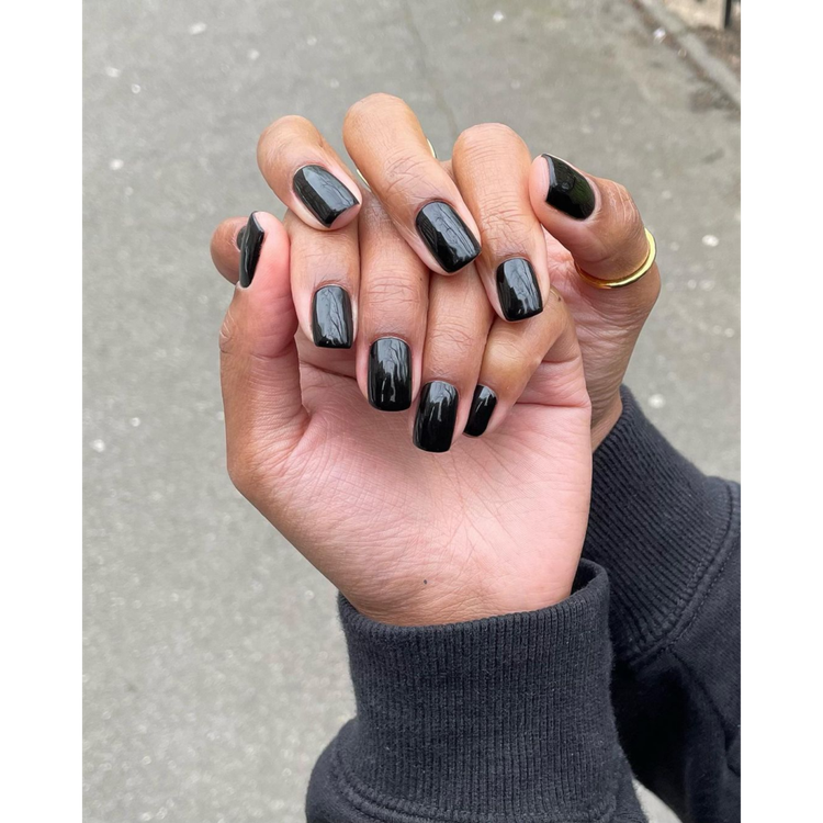 Short Black Nails