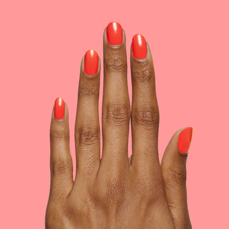 Olive &amp; June Long Lasting Nail Polish in Lava ($9)