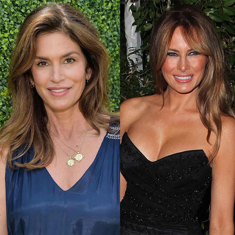 Cindy Crawford, Christie Brinkley and Melania Trump