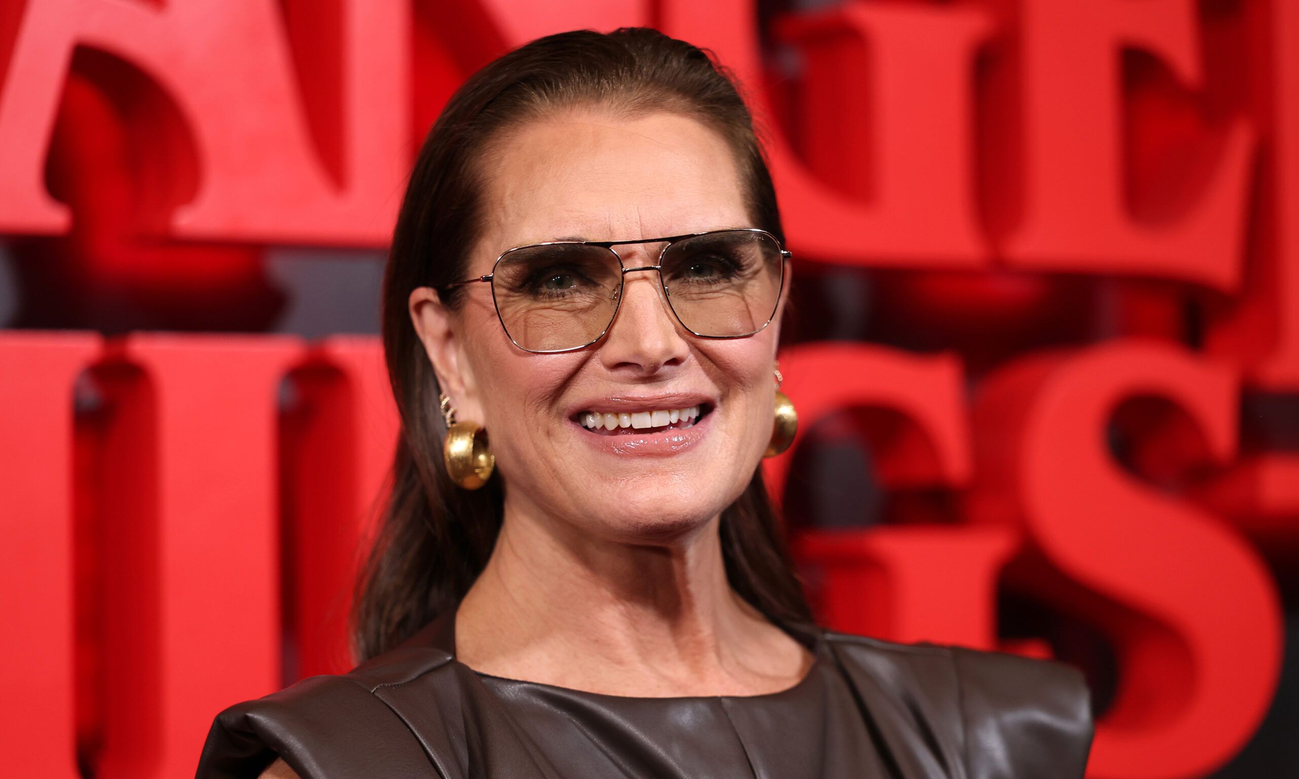 Brooke Shields attends the "Stranger Things: The First Shadow" Broadway Opening Night at Nederlander Theatre on April 22, 2025 in New York City.