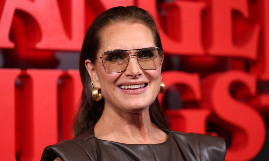 Brooke Shields attends the "Stranger Things: The First Shadow" Broadway Opening Night at Nederlander Theatre on April 22, 2025 in New York City.