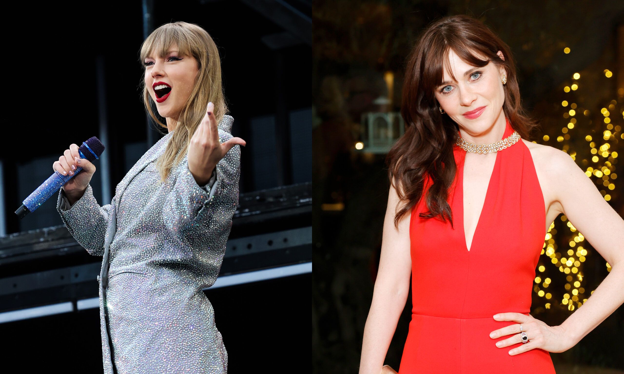 Taylor Swift and Zooey Deschanel