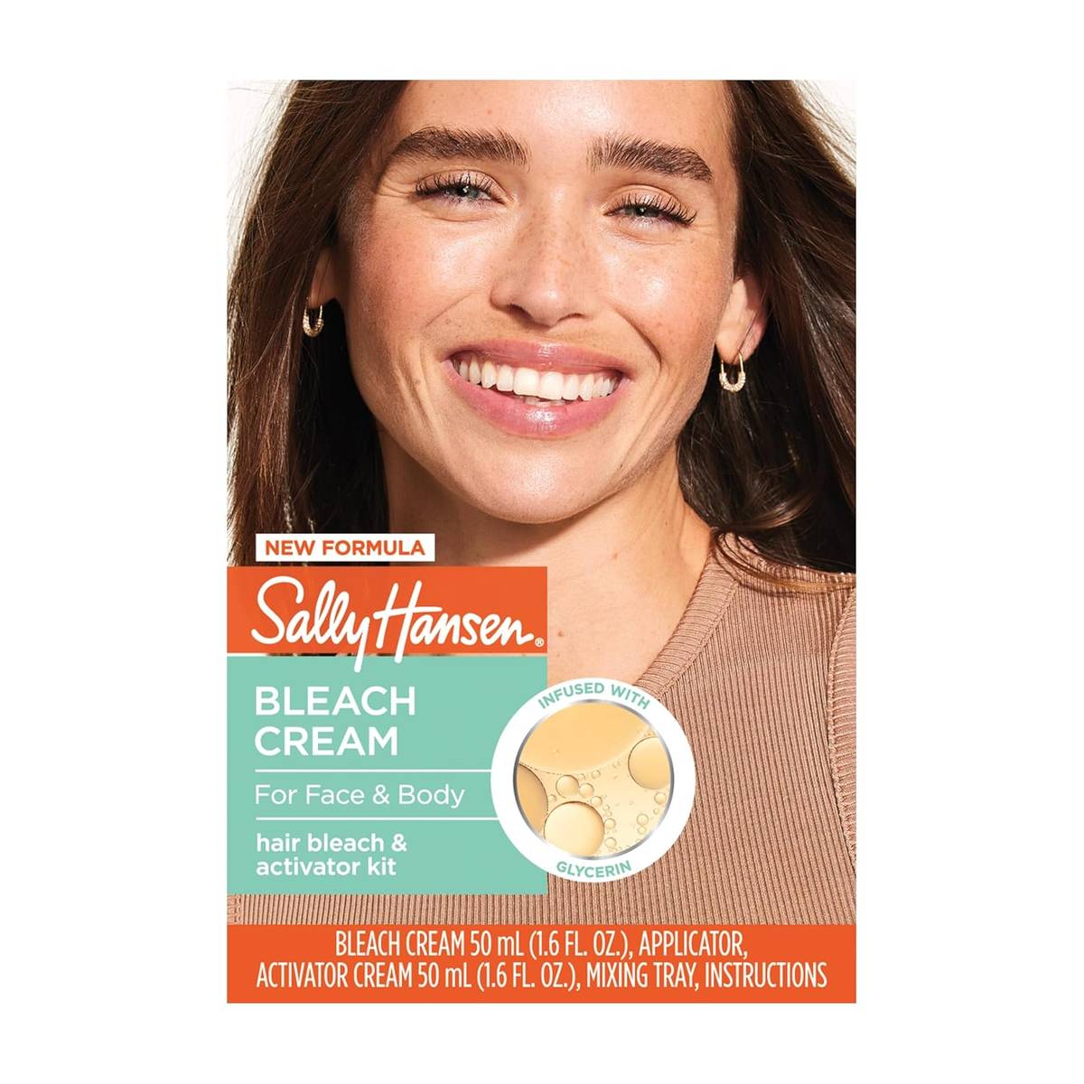 Sally Hansen Bleach Cream for Facial & Body Hair 