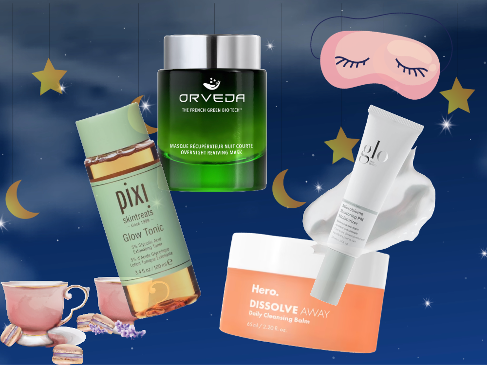editor's nighttime skin care routine products