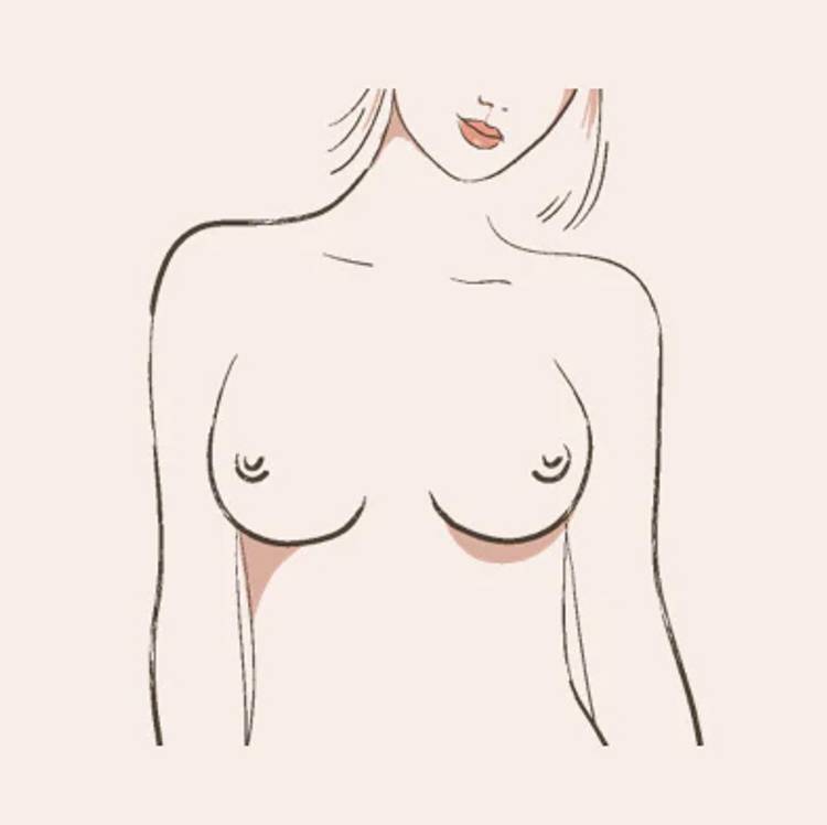 side set breasts