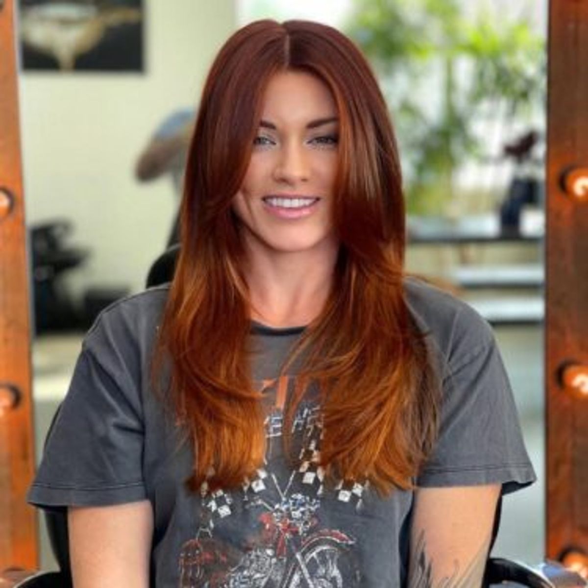 Long layered haircut