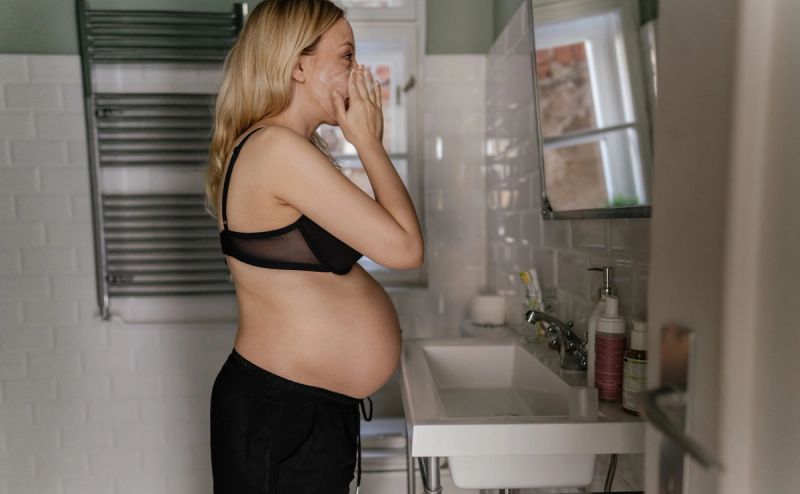 skin hair changes during pregnancy