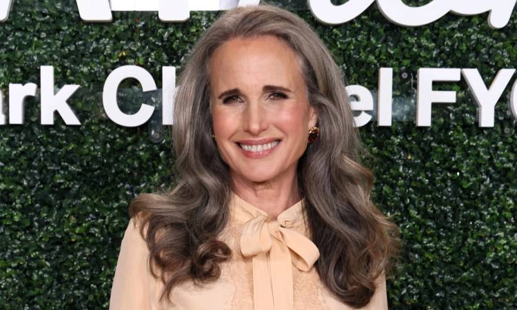 Andie MacDowell attends Hallmark Channel’s “The Way Home” season 3 screening & Emmys FYC event at The Aster on April 22, 2025 in Los Angeles, California.