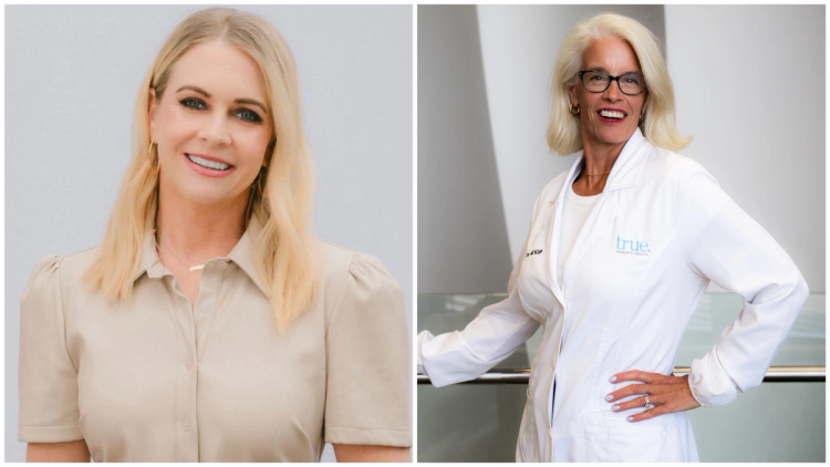 Melissa Joan Hart and Dr. Diana Bitner