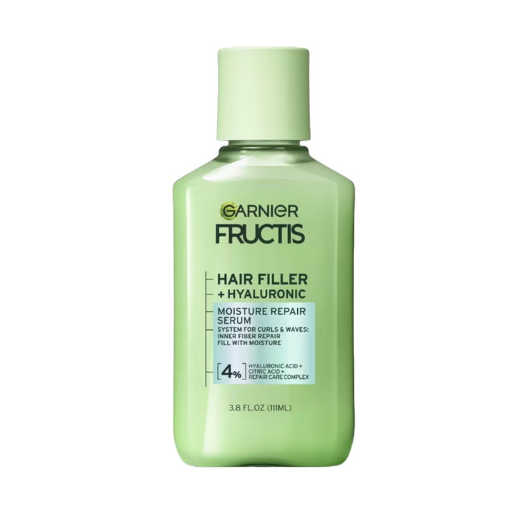 Best Filler: Garnier Fructis Hair Filler Moisture Repair Hair Serum ($10)